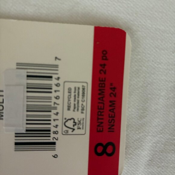 Santana White Capris Size 8 - Picture 4 of 6